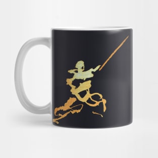 Swordfighter Ink Figure Mug